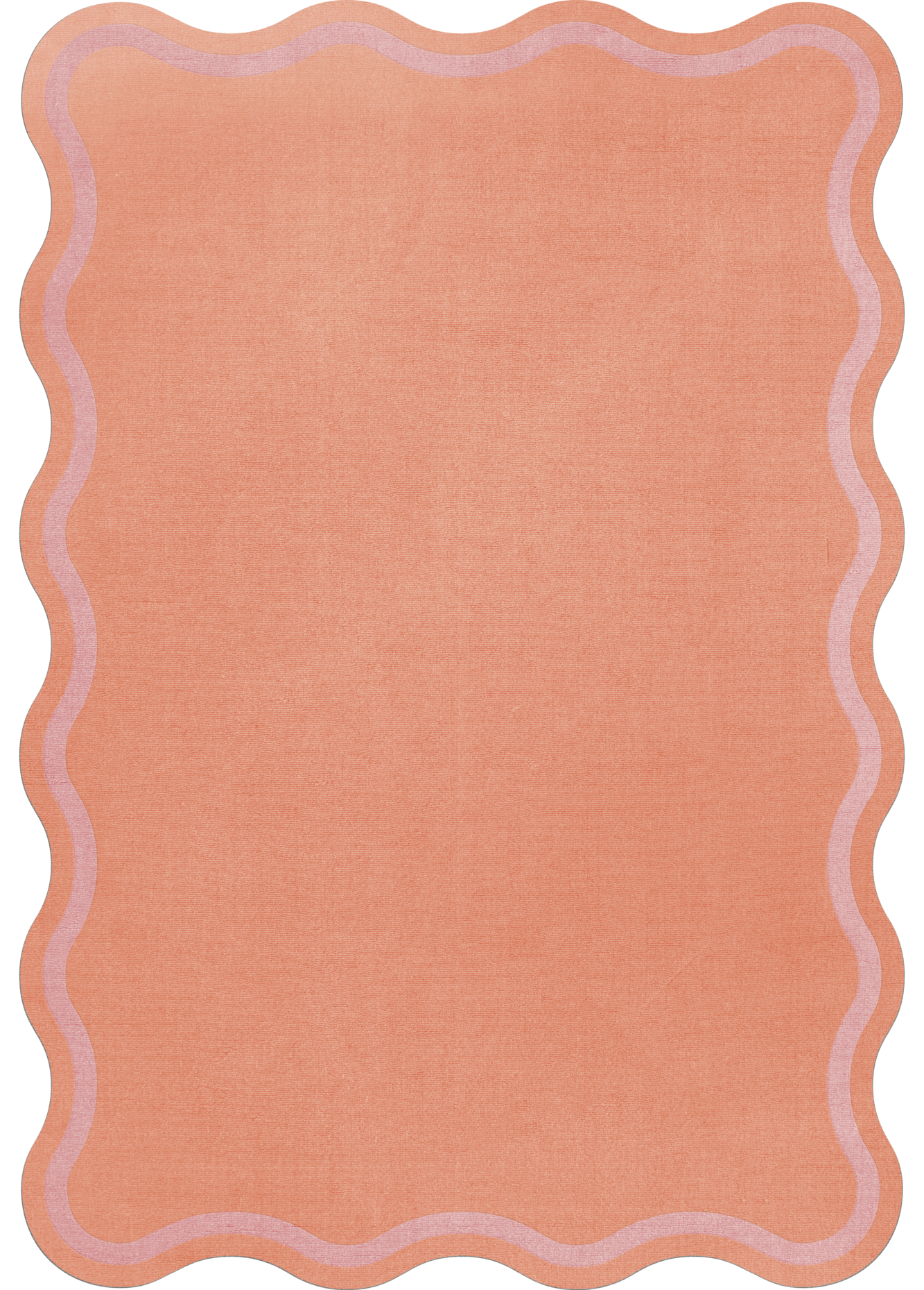 Layered Scallop Watermelon Pink