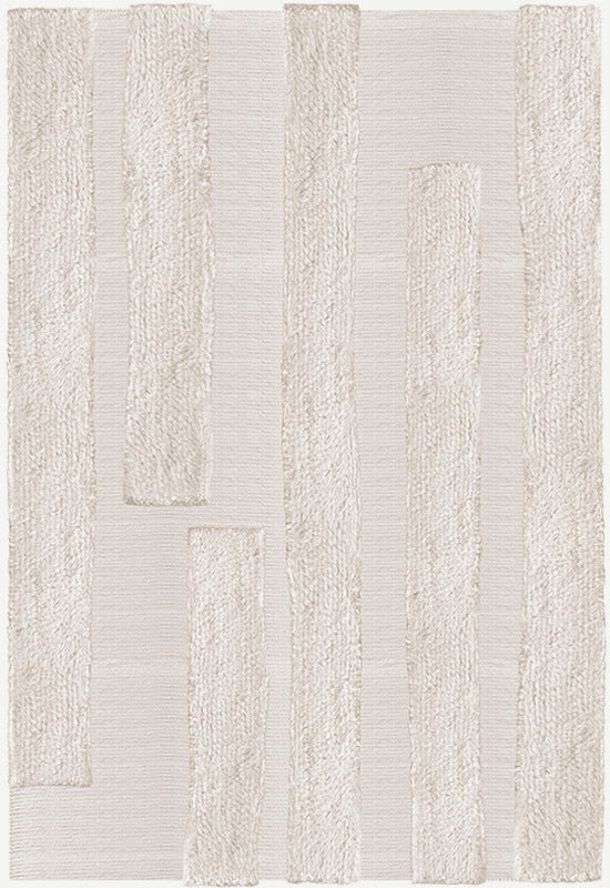 Layered Punja Bricks Bone White