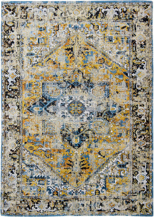 Louis de Poortere | Antiquarian Antique Heriz Amir Gold 8704 | Carpet | Online Tapijten