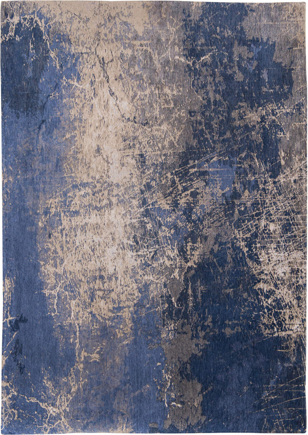 Louis de Poortere | Mad Men Cracks Abyss Blue 8629 | Carpet | Online Tapijten