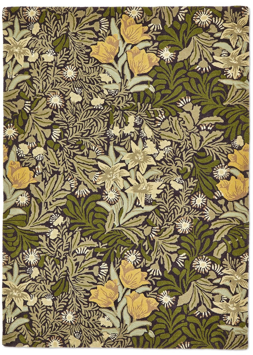 Morris & Co | Bower Twining Vine Green 128207 | Carpet | Online Tapijten