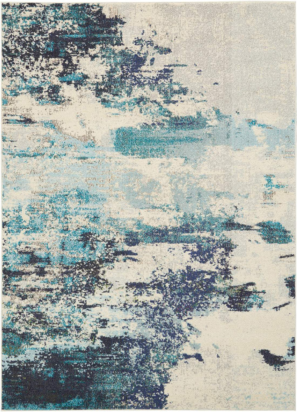 Nourison | Celestial Ivory Blue CES02 | Carpet | Online Tapijten