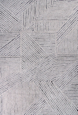 Lorena Canals | Geometrics Black Chia | Carpet | Online Tapijten